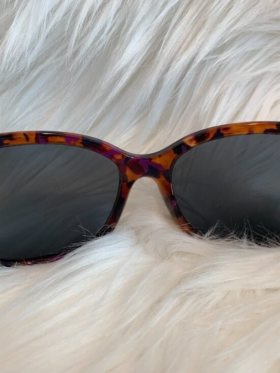 Coach New York Fashion Sunglasses Purple Confetti main image 9